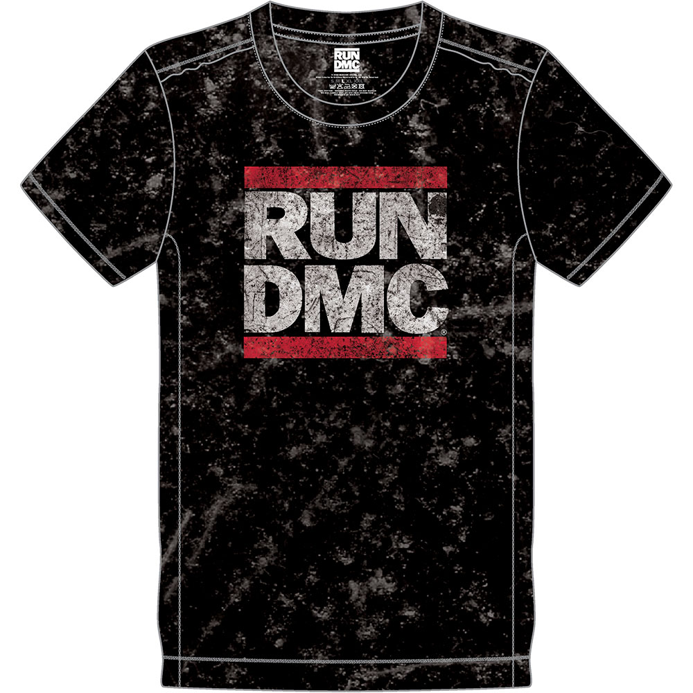 Run-DMC - Logo (Snow Wash) Black