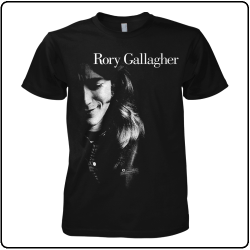 Rory Gallagher - Black & White Photo (Black)