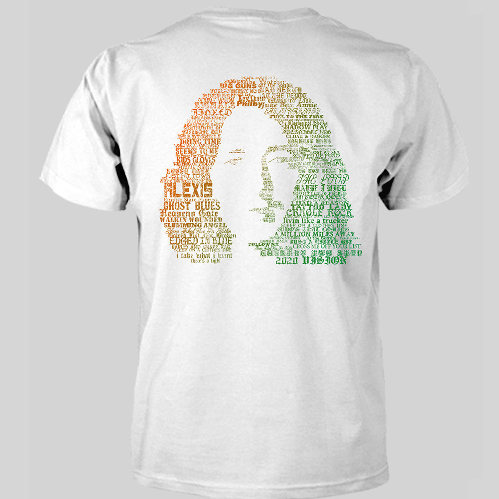 Rory Gallagher - Song Title Portrait (White)