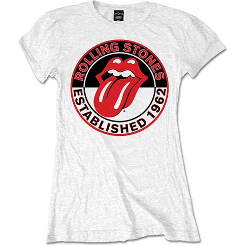 Rolling Stones - Est 1962 (White) (Women's)