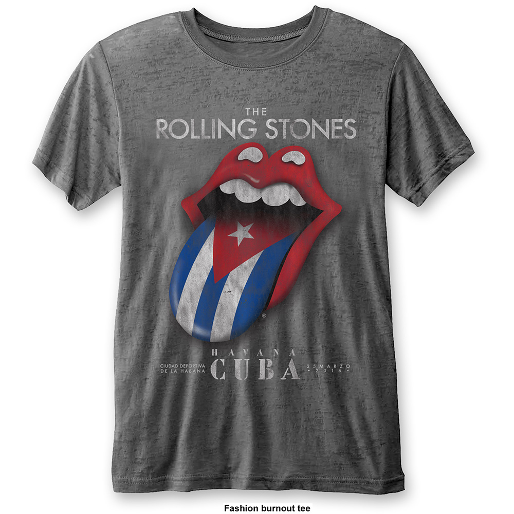 Rolling Stones - Havana Cuba Burnout (Charcoal)