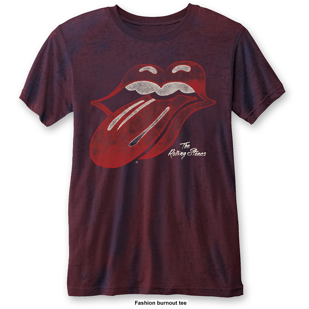 Rolling Stones - Vintage Tongue (Burn Out) Blue & Red