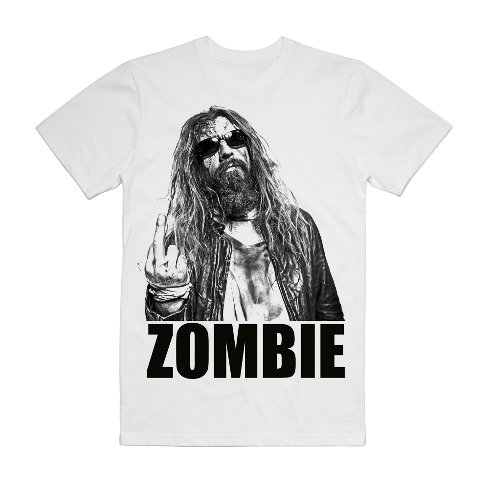 Rob Zombie - Zero Fucks Given Ever White T-Shirt
