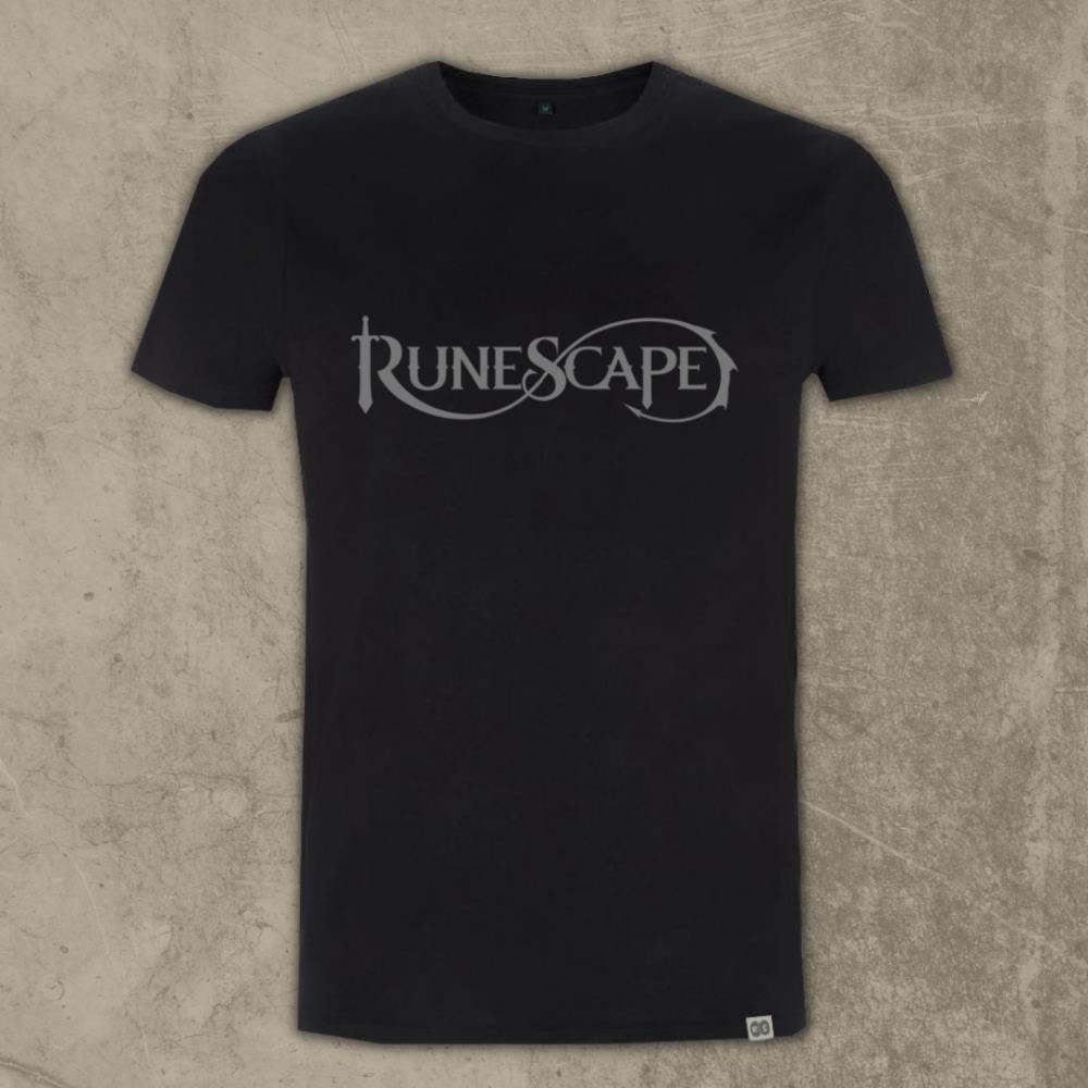 RuneScape - Silver RuneScape Logo Tee (Black)