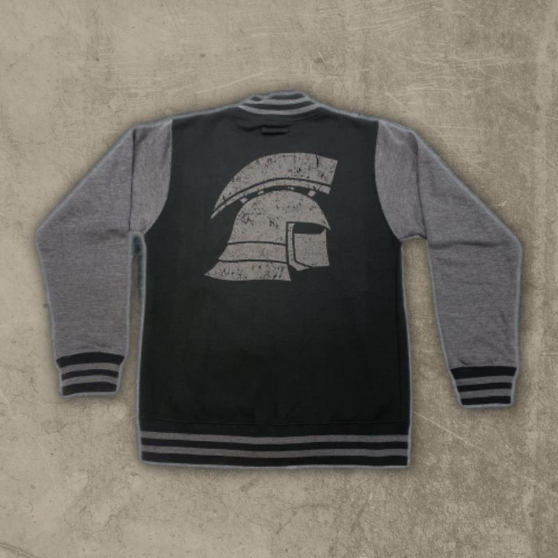 RuneScape - Ironman Varsity Jacket (Grey/Black)