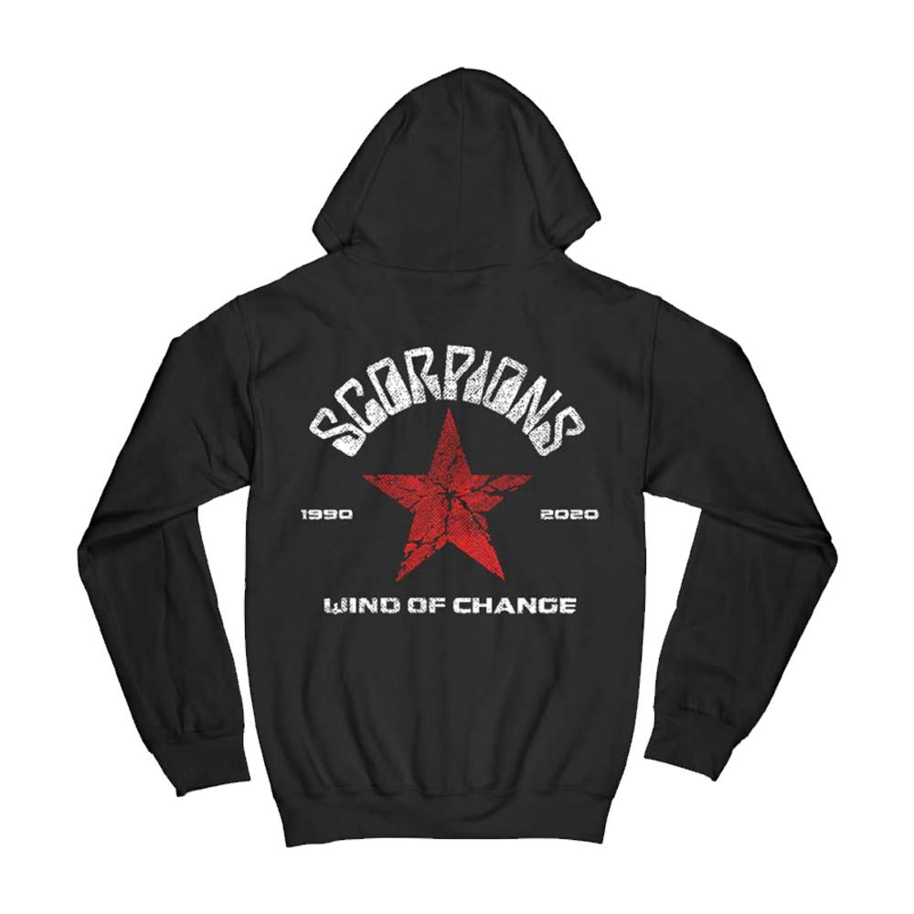 Scorpions - Wind Of Change Black Zip Hoodie