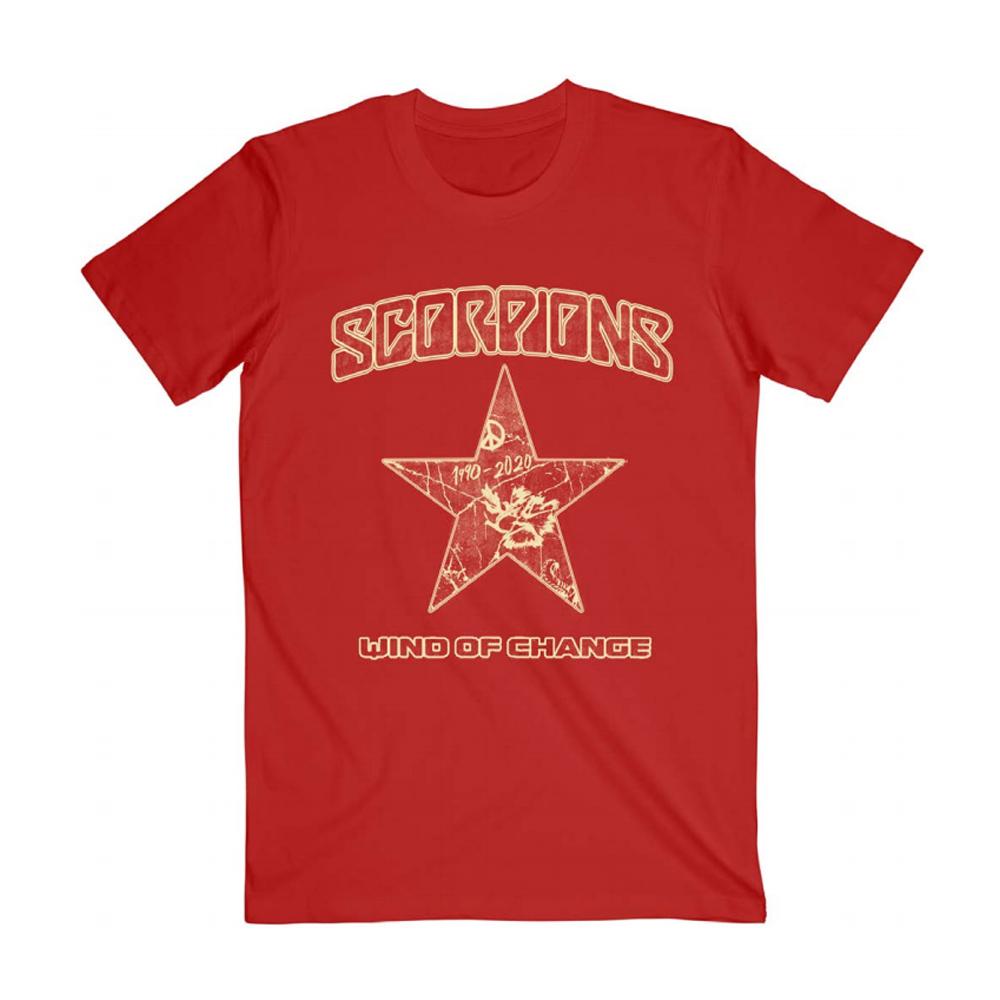 Scorpions - Wind Of Change Red Tee