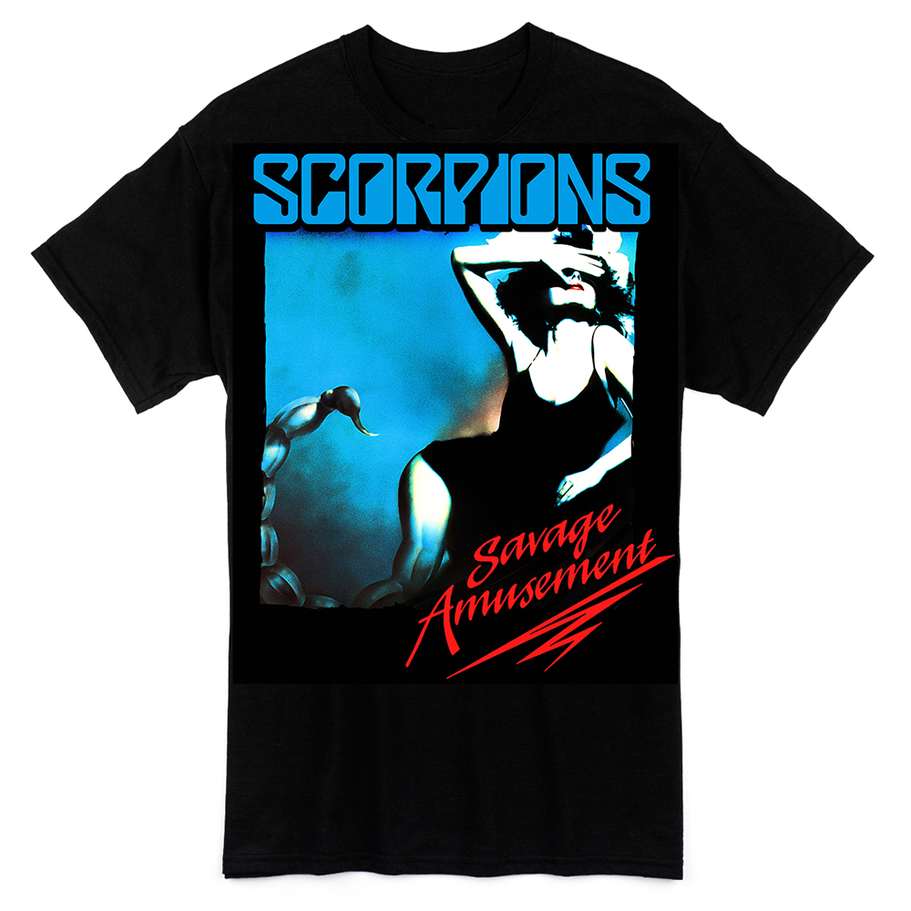 Scorpions - Savage Amusement Black Tee