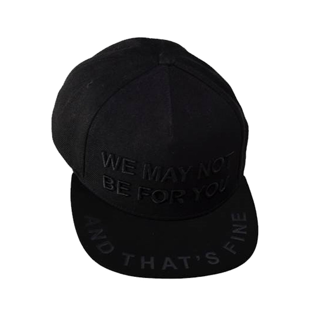 Speech Development Records - We May Not Be For You Black/Red Snapback Cap