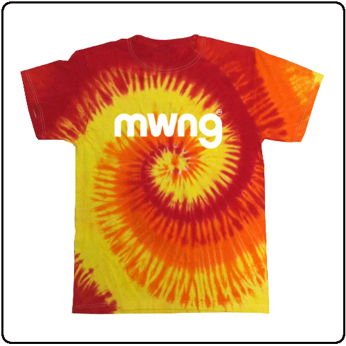 Super Furry Animals - Mwng Tie Dye - Blaze (Red/Yellow)