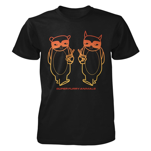 Super Furry Animals - Radiator Figure Black T-Shirt