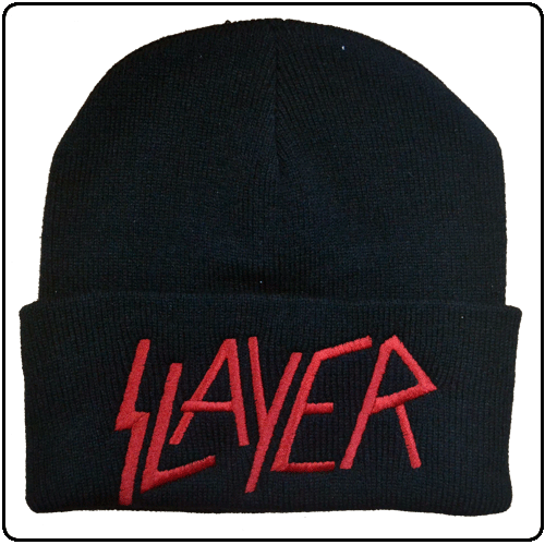 Slayer - Logo Beanie | Beanie, Beanie hats, Headwear