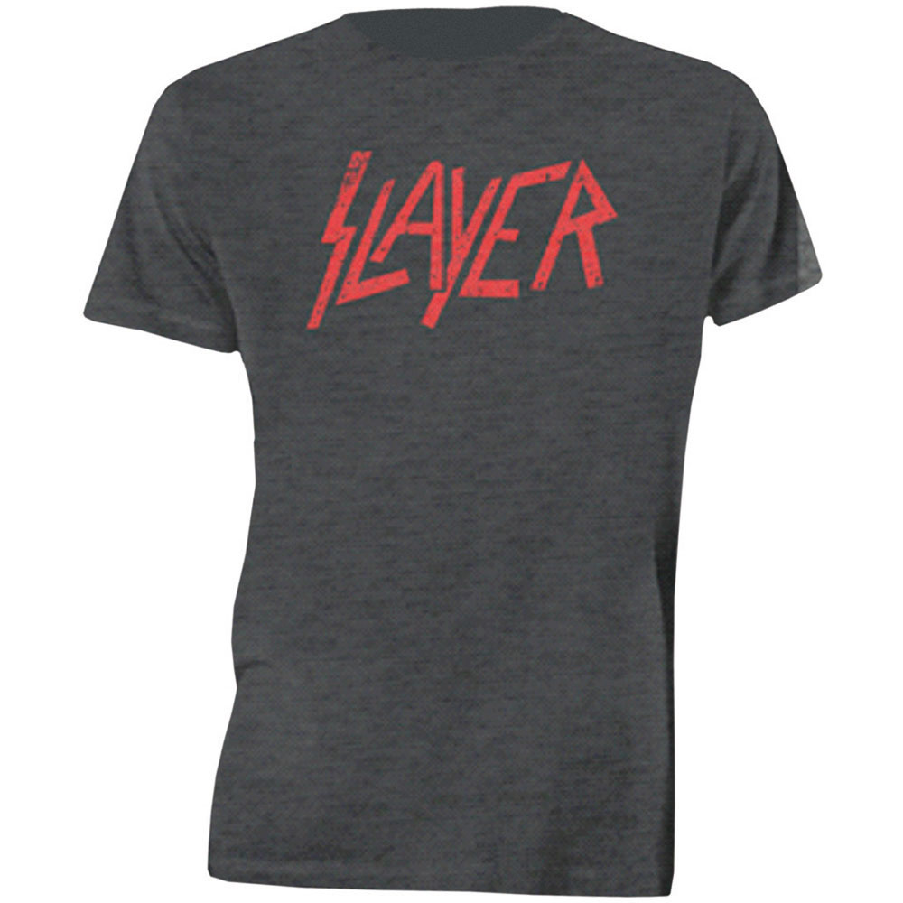 Slayer - Distressed Logo (Charcoal)