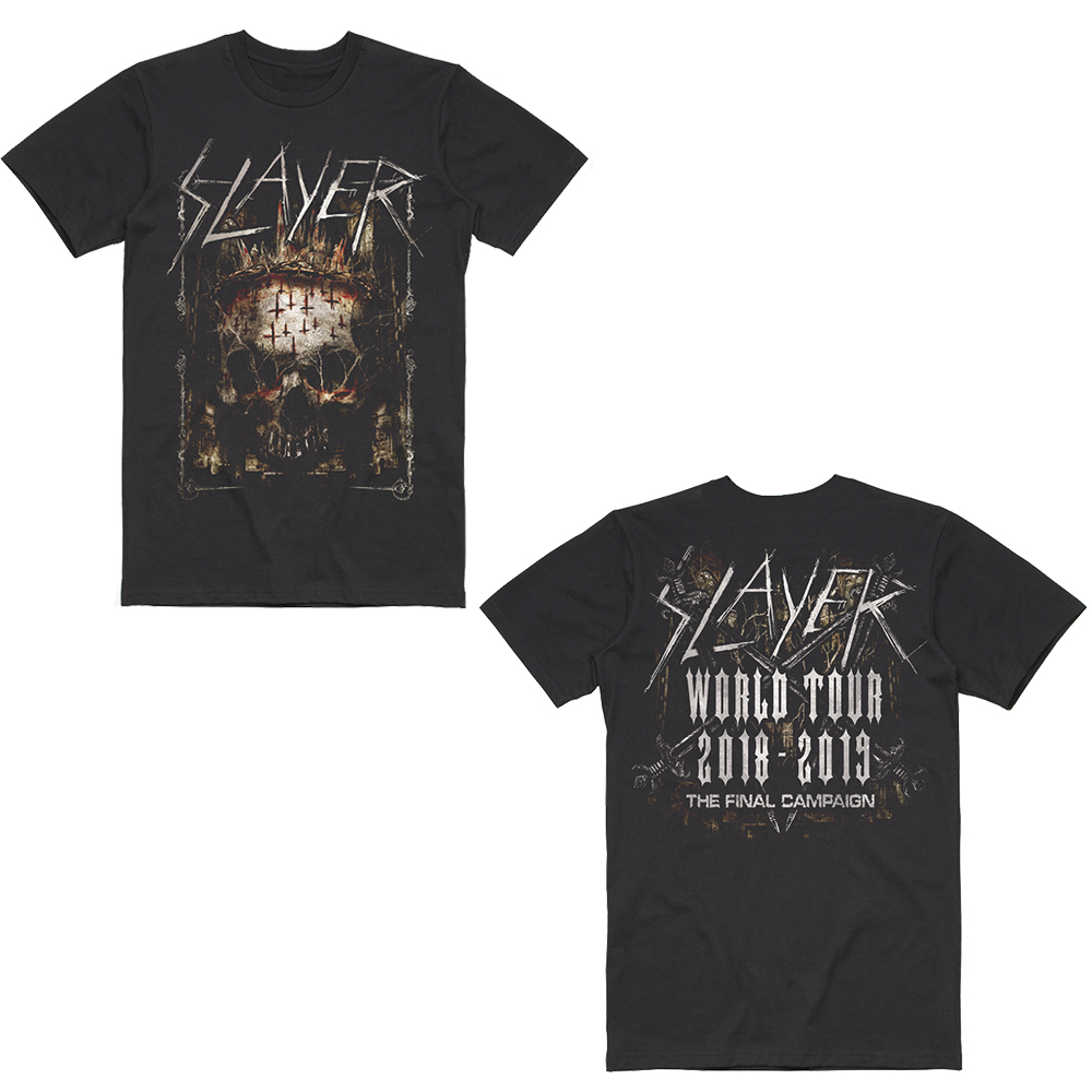 Slayer - Spiky Thorned Final Campaign Tee
