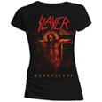 Repentless Crucifix (Girls) (Womens T-Shirt)