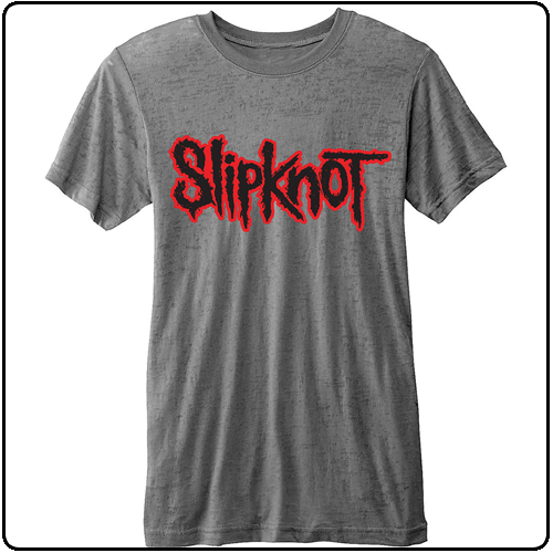 Slipknot - Logo (Burn Out T-Shirt)