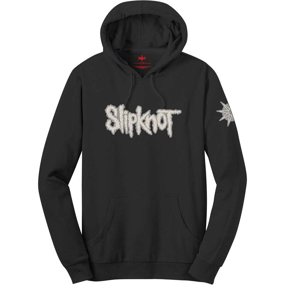 Slipknot - Logo & Star (Applique Motifs) (Hoodie)