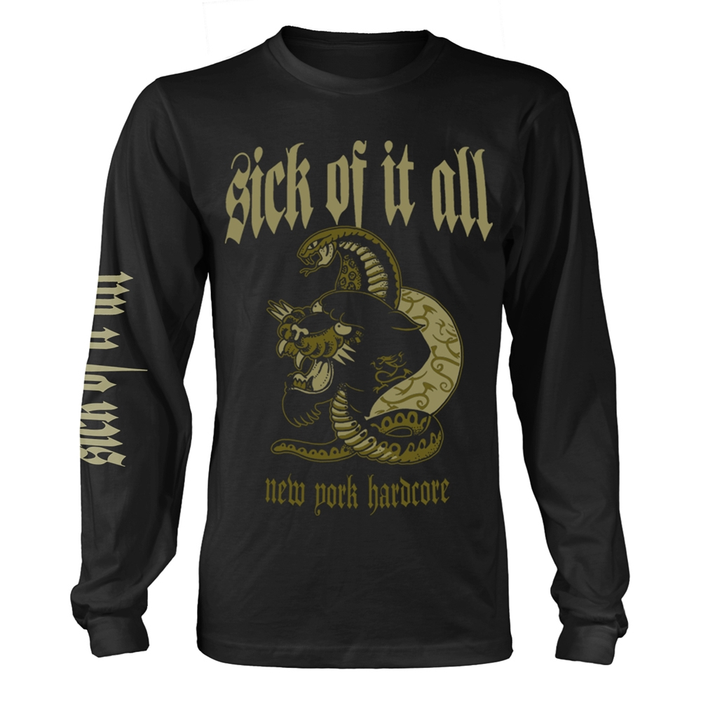 Sick Of It All - Panther (Black Longsleeve T-Shirt)