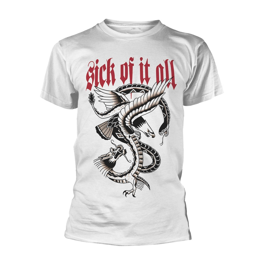 T-Shirt NEW & OFFICIAL! Black Sick Of It All 'Panther' 