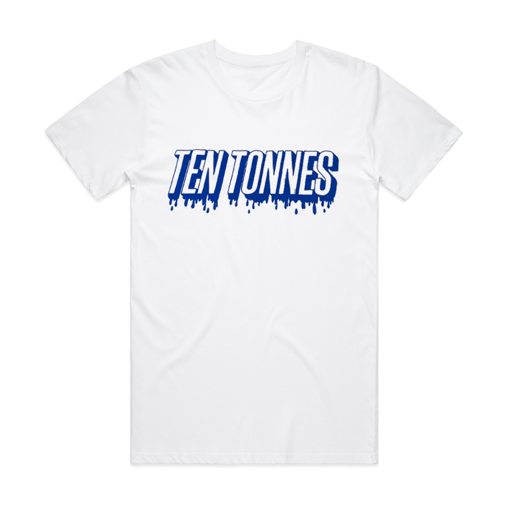 Ten Tonnes - ‘Ten Tonnes’ Dripping Logo T-shirt