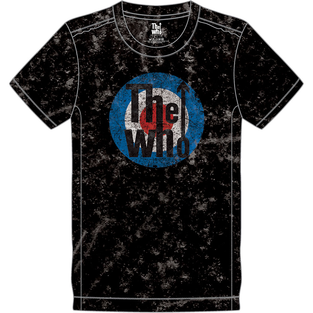 The Who - Target Logo Black (Snow Wash)