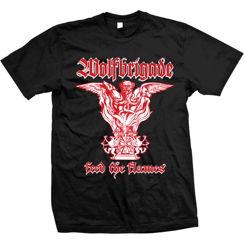T import. Wolfbrigade Band. Wolfbrigade Band logo. Wolfbrigade Band Tshirt. Wolfbrigade Run with the Hunted