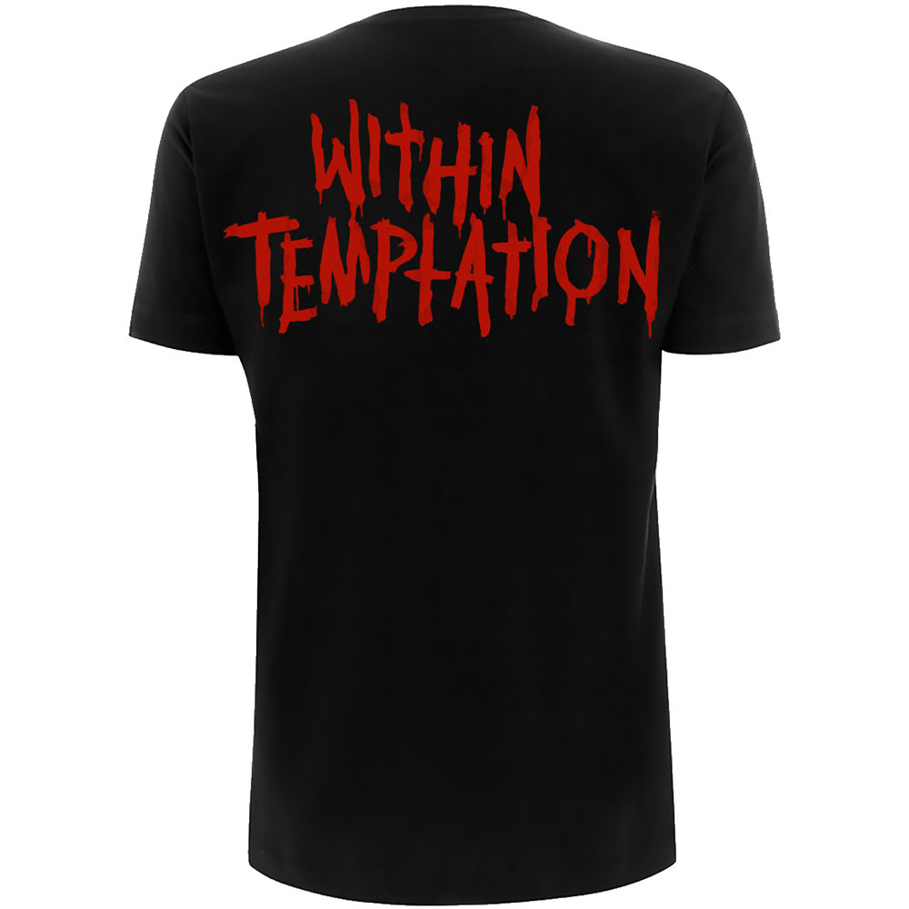 Within Temptation - Purge Outline (Red Face) (Back Print)