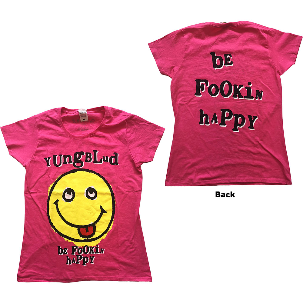 Yungblud - Raver Smile (Back Print) Pink
