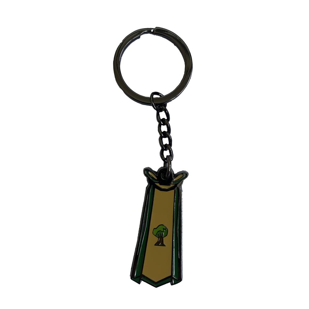 Angels Scapes - Trimmed Woodcutting Skill Cape Keyring