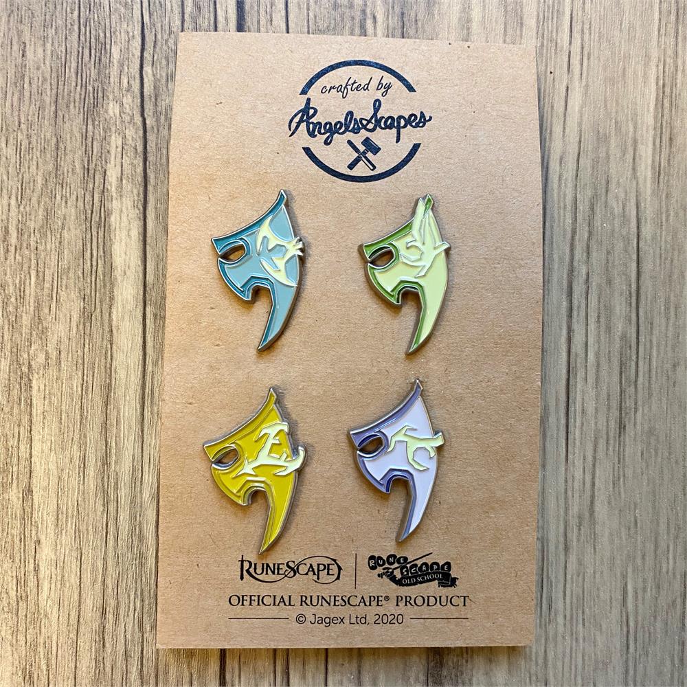 Angels Scapes - Spirit Shields Pin Set