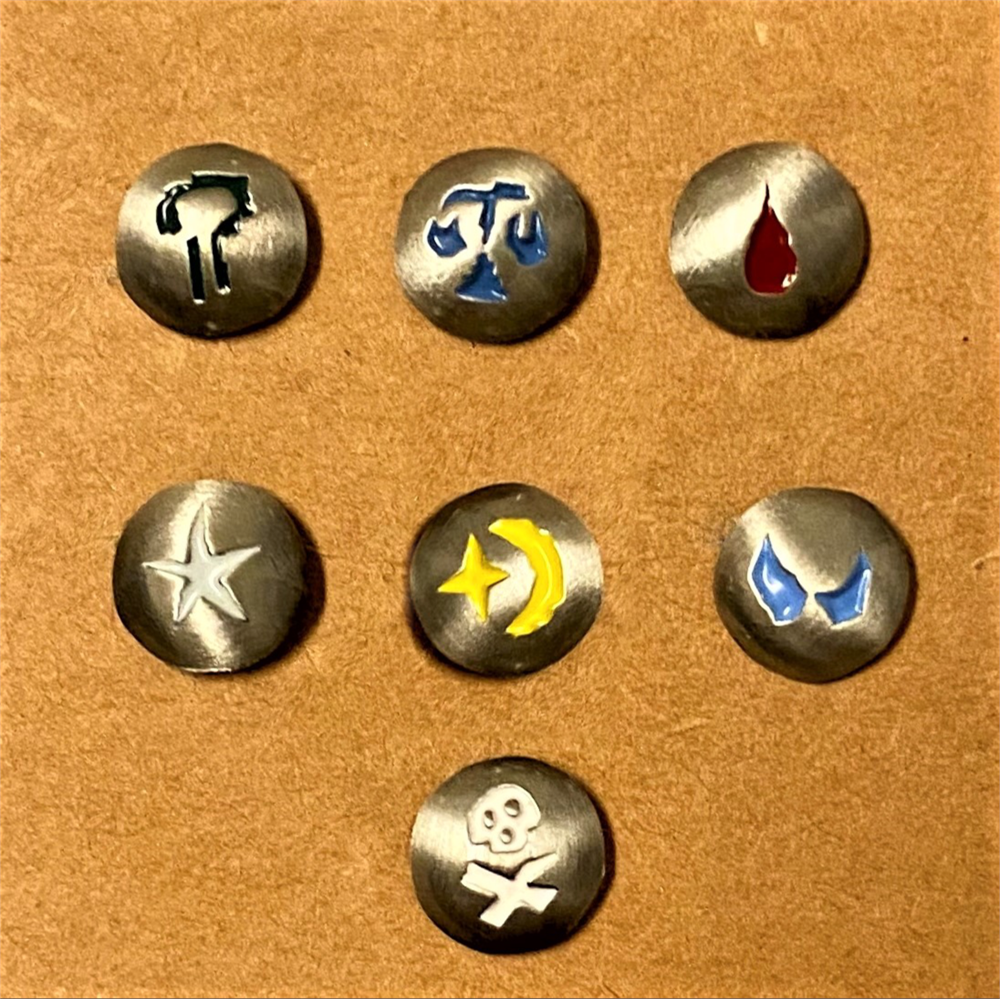 Angels Scapes - Mini Rune Pin Set 2