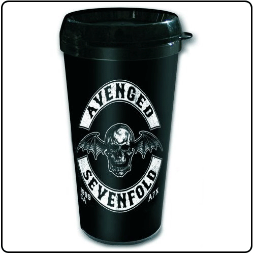Avenged Sevenfold - Death Bat Crest (Plastic Travel Mug)