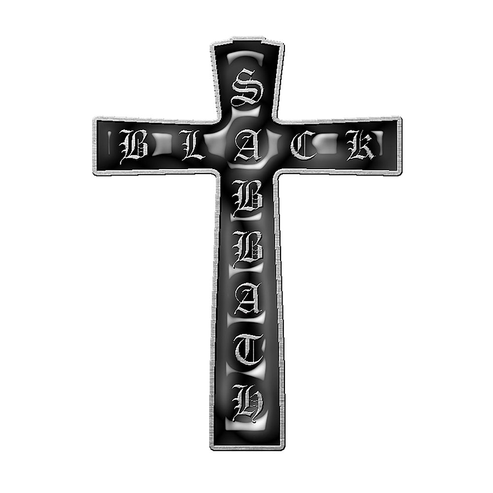 Black Sabbath - Cross (Metal Pin Badge)