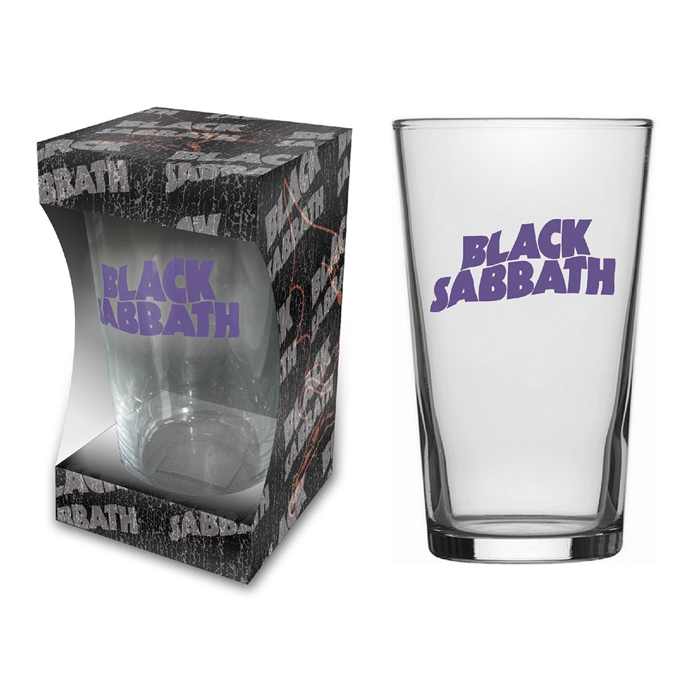 Black Sabbath - Purple Logo (Beer Glass)