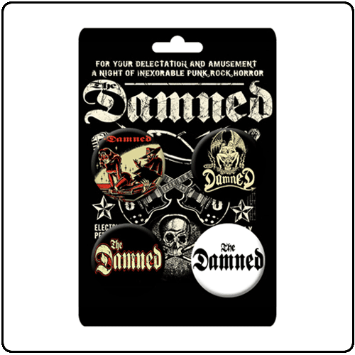 The Damned - Various Designs (x4 Button Badges)