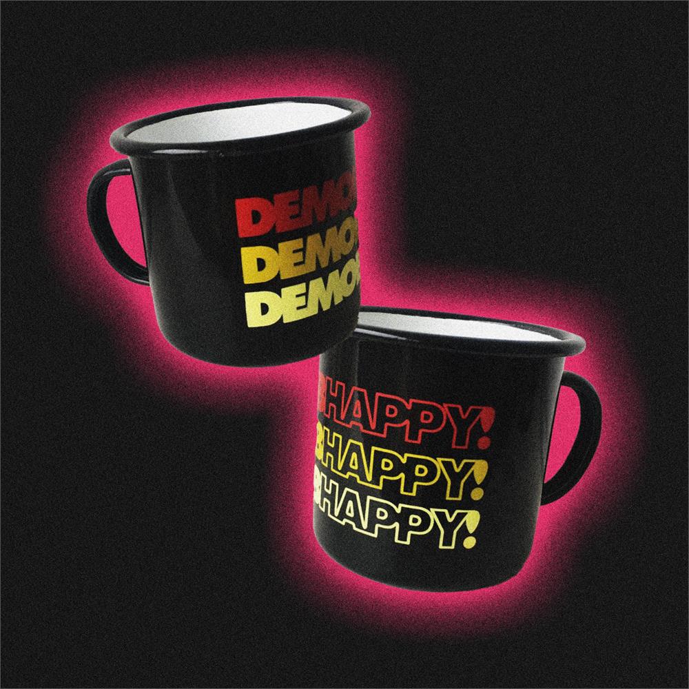 Demob Happy - Triple Name (Enamel Mug)