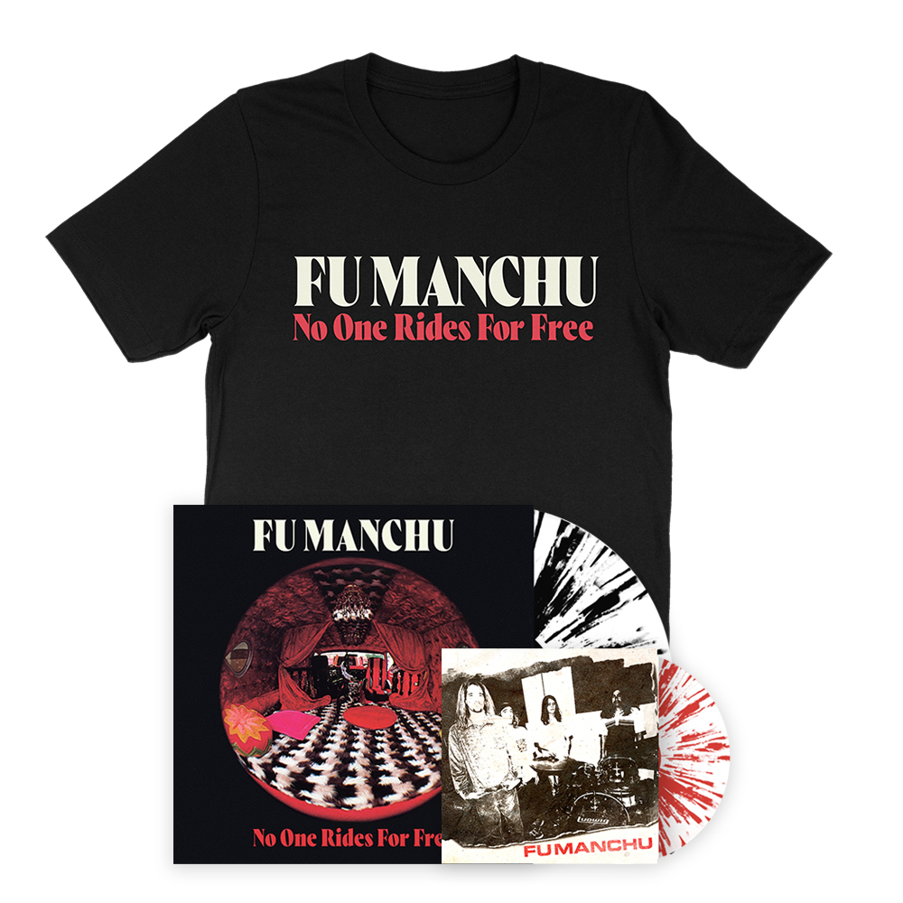 Fu Manchu - No One Rides For Free Vinyl x Windows T-Shirt Bundle