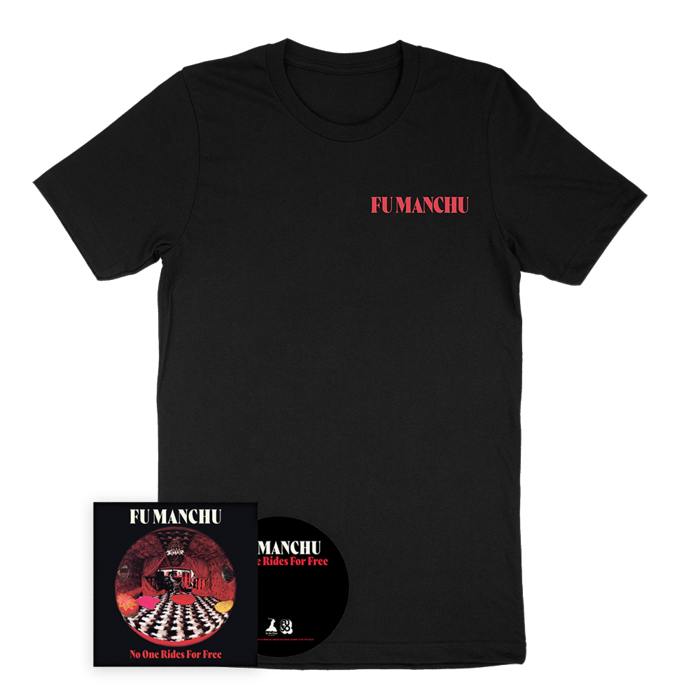 Fu Manchu - No One Rides For Free CD x No One Rides T-Shirt Bundle 