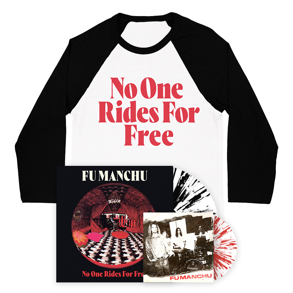 Fu Manchu - No One Rides For Free Vinyl x No One Rides White Raglan Bundle
