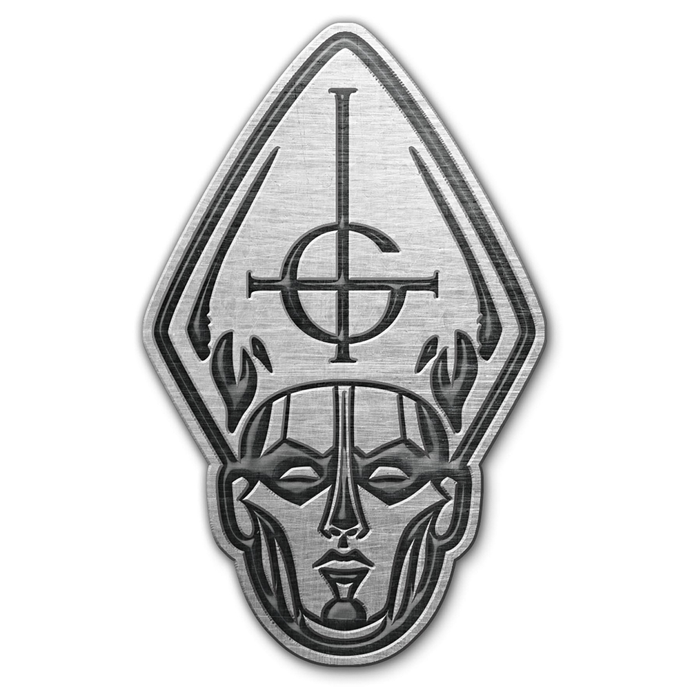 Ghost - Papa Head Metal Pin Badge