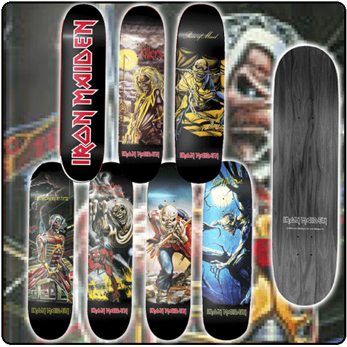 Backstreetmerch | Iron Maiden Skatedecks