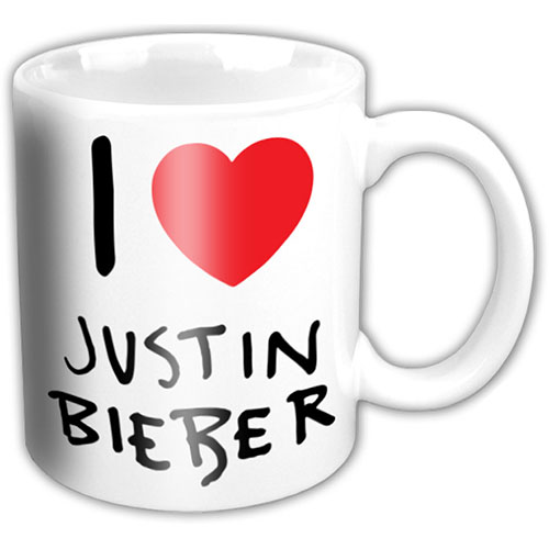 Justin Bieber - I Love JB (White)