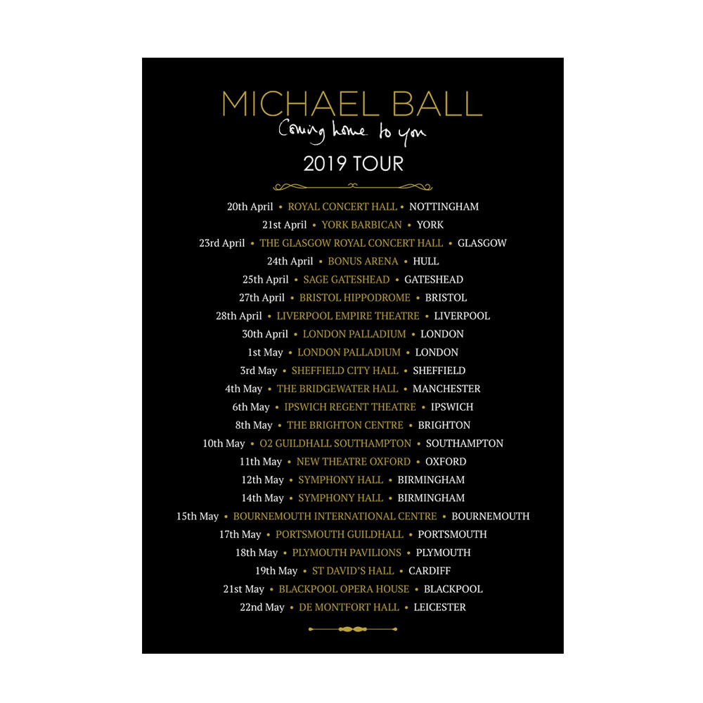 Michael Ball - Coming Home To You 2019