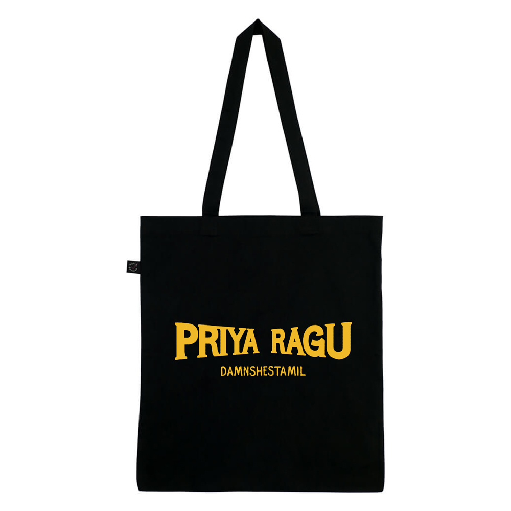 Priya Ragu - Priya Ragu Logo Tote Bag (Black)