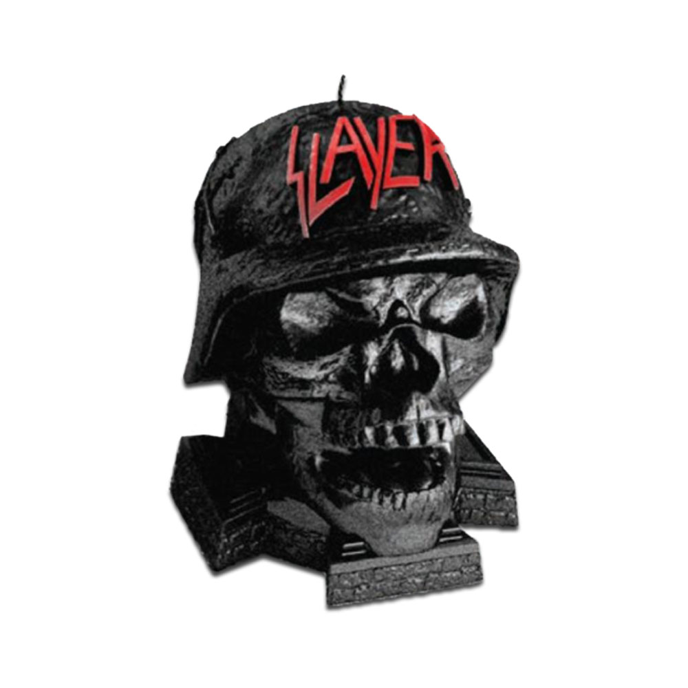 Official SLAYER Wehrmach Skull  Black Candle 