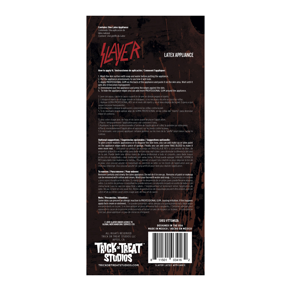 Slayer - Slayer Logo Latex Cut