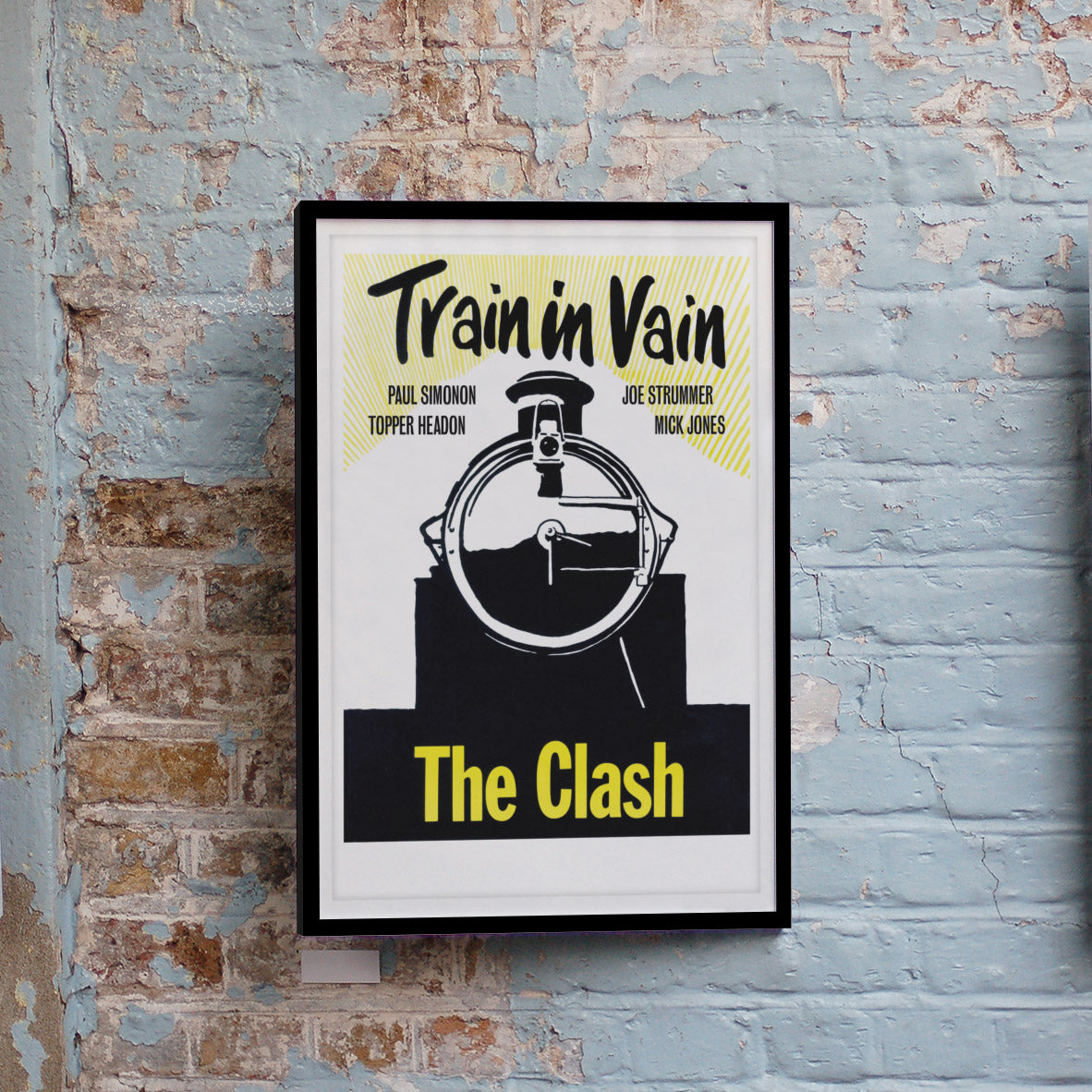 The Clash - Train In Vain Screenprint