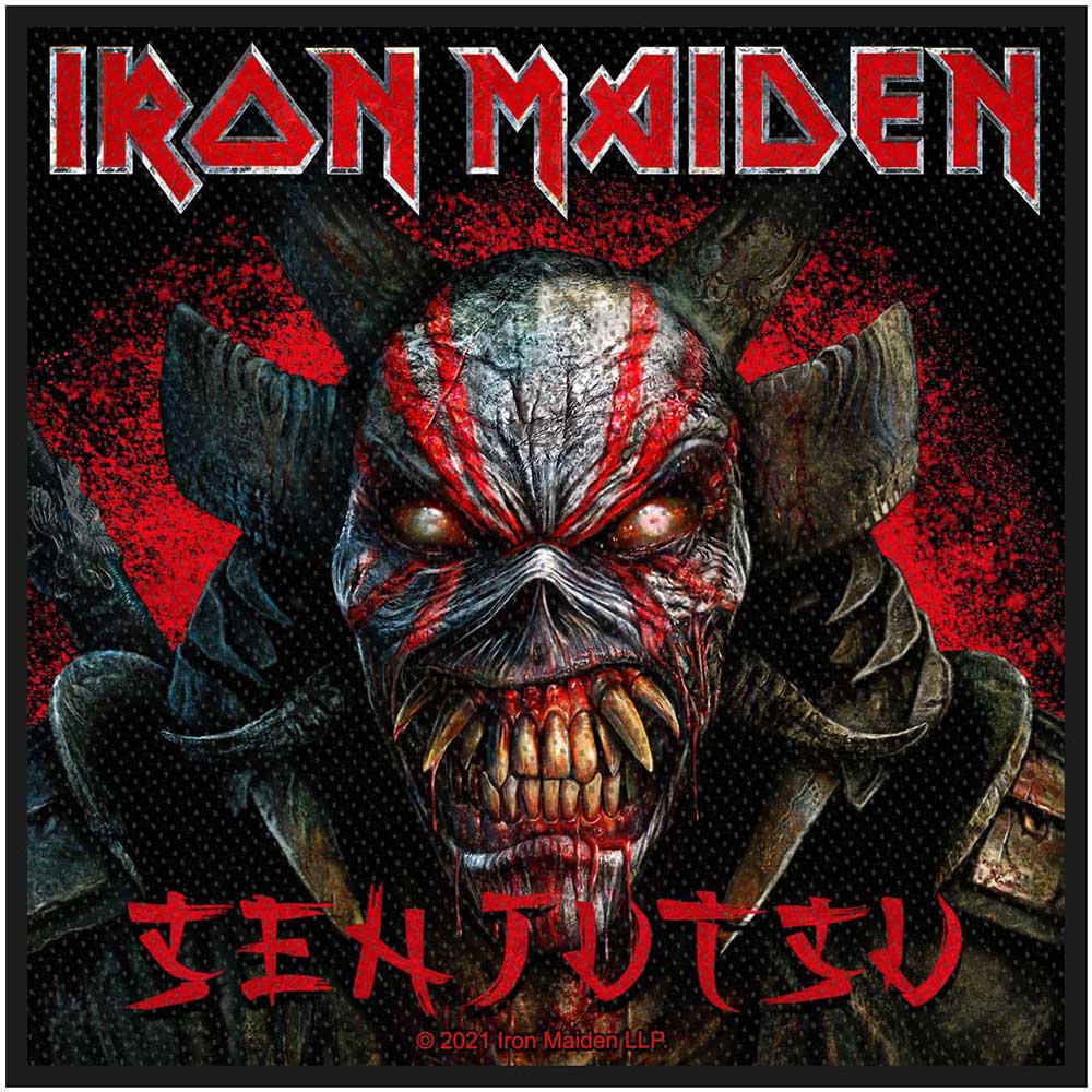 Iron Maiden - IRON MAIDEN TEXTILE POSTER: SENJUTSU BACK COVER