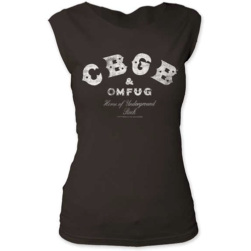 CBGB - Distressed Logo (Girls Cut T-Shirt)