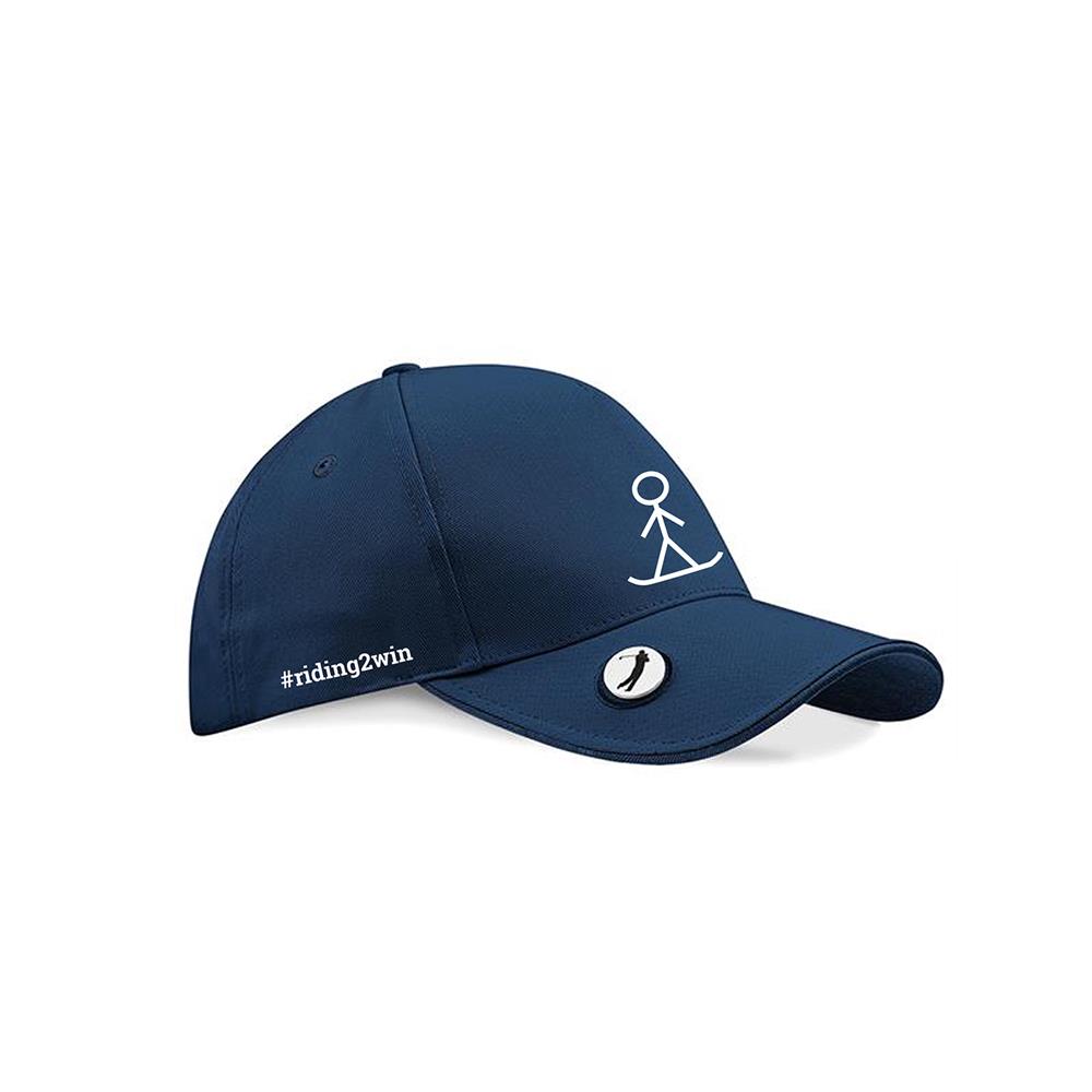 The Ellie Soutter Foundation - Riding 2 Win Golf Baseball Cap - Navy & Putty